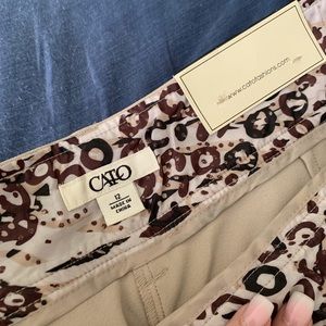 Cato Contemporary Low Rise Straight Leg Pants 12